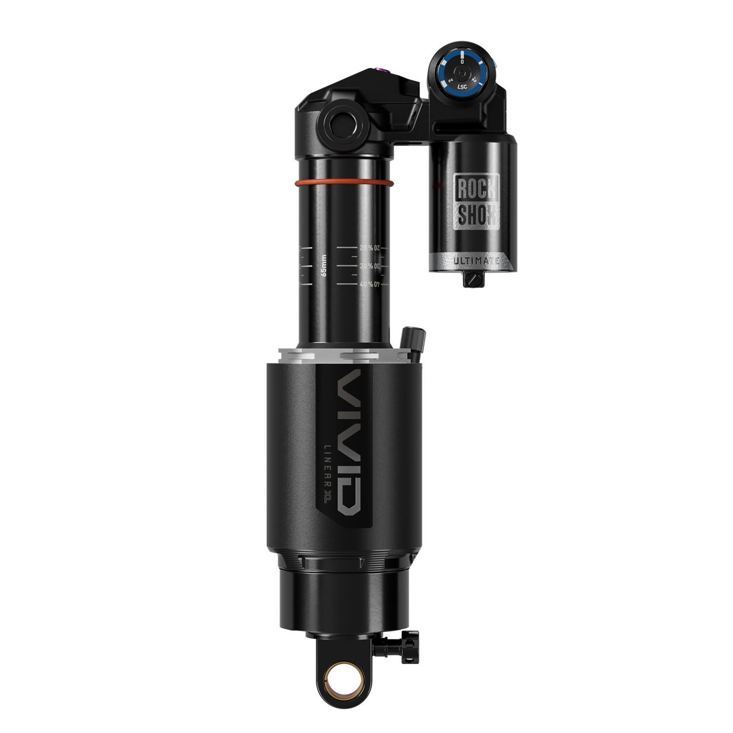 Amortisseur ROCKSHOX VIVID ULTIMATE RC2T LINEAR XL D1 Trunnion pour Santa Cruz Vala