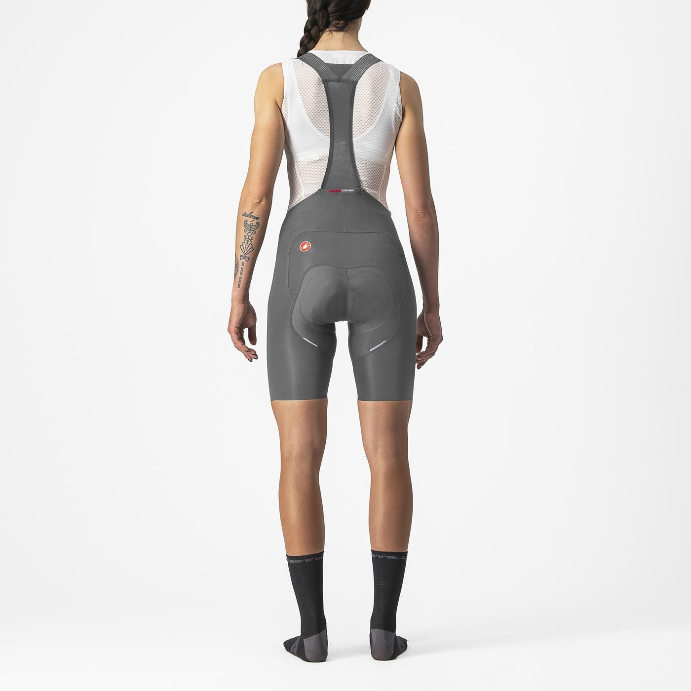 Cuissard Court à Bretelles CASTELLI FREE AERO RC W Femme Gris