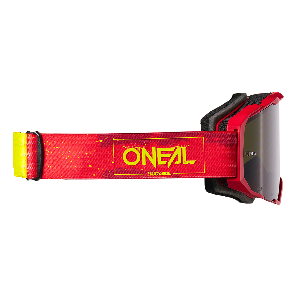 Masque O'NEAL B-22 PAINT Rouge/Jaune Fluo