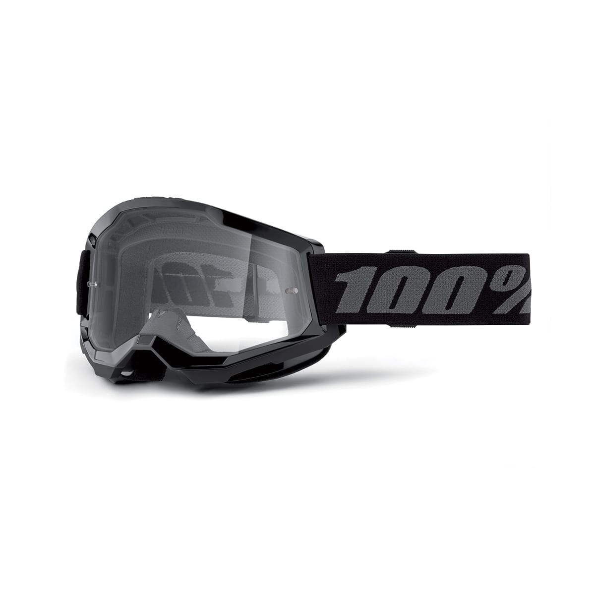 Masque 100% STRATA 2 Noir Écran Clair