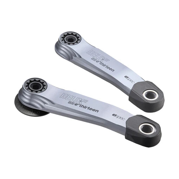 Manivelles VAE E.THIRTEEN E-SPEC HELIX RACE ALLOY pour Bosch SX / Brose S Mag / TQ HPR50 / DJI Avinox Argent