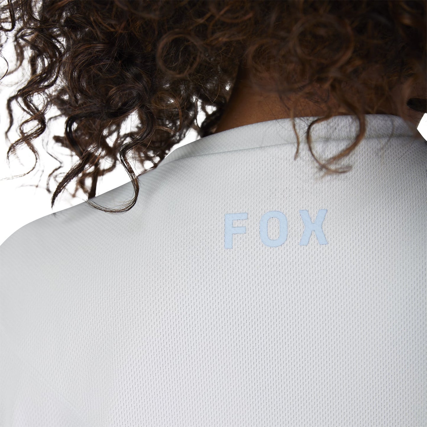 Maillot FOX RANGER HEAD Femme Manches Courtes Bleu Pâle