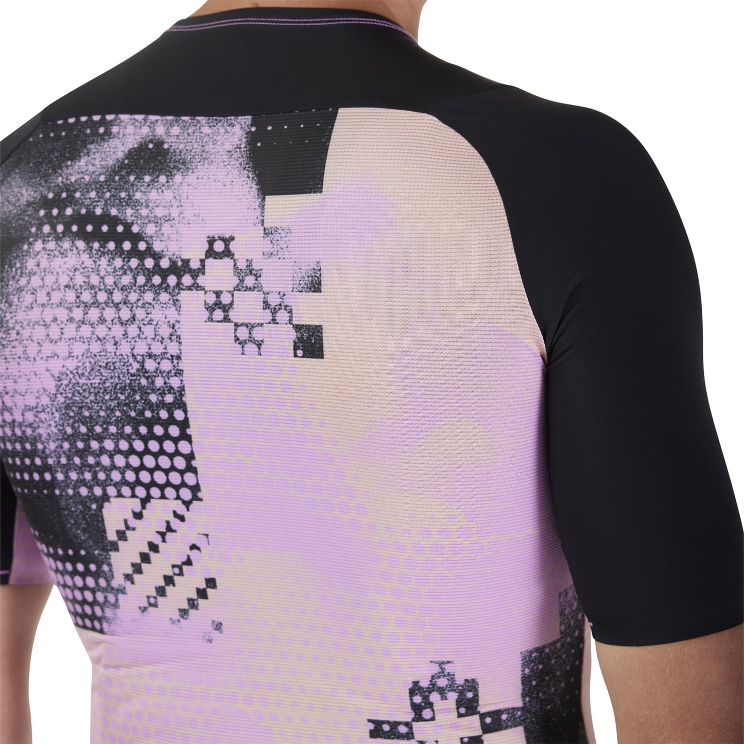 Maillot FOX FLEXAIR ASCENT PULSE Manches Courtes Noir/Rose
