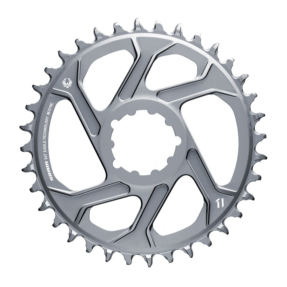 Plateau Mono SRAM EAGLE X-SYNC 2 BOOST 11/12V Direct Mount Offset 3mm Gris