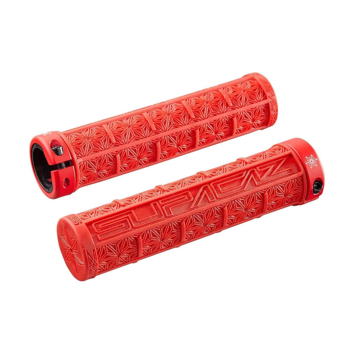 Grips SUPACAZ GRIZIPS Lock-On Rouge