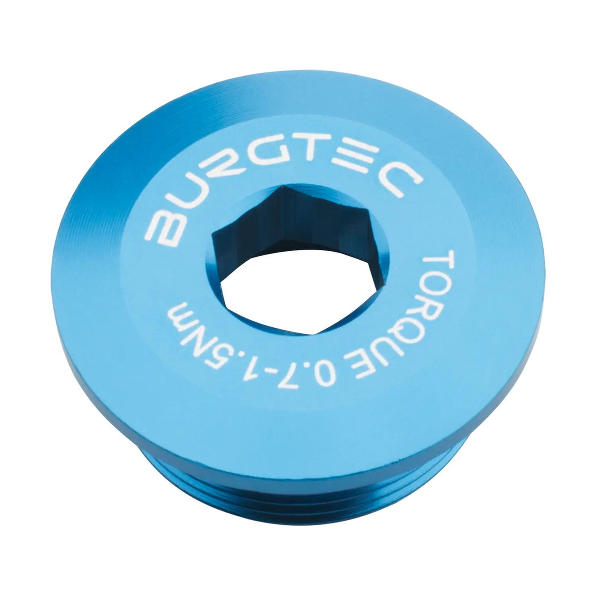 Vis de Précontrainte BURGTEC pour Pédalier Shimano HOLLOWTECH 2 Bleu