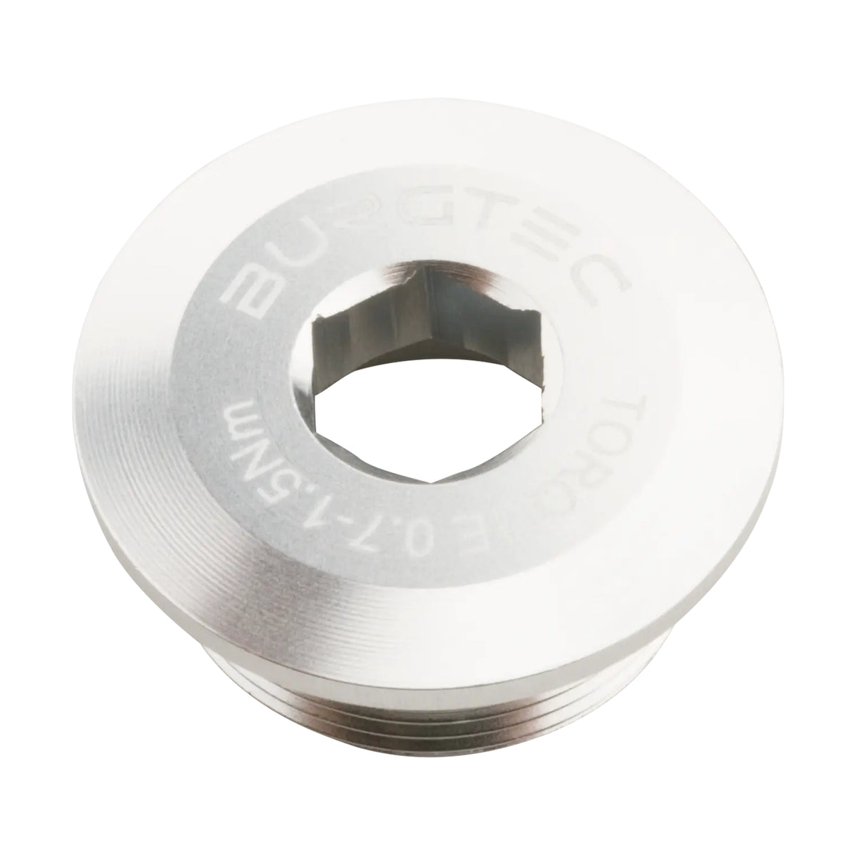 Vis de Précontrainte BURGTEC pour Pédalier Shimano HOLLOWTECH 2 Argent