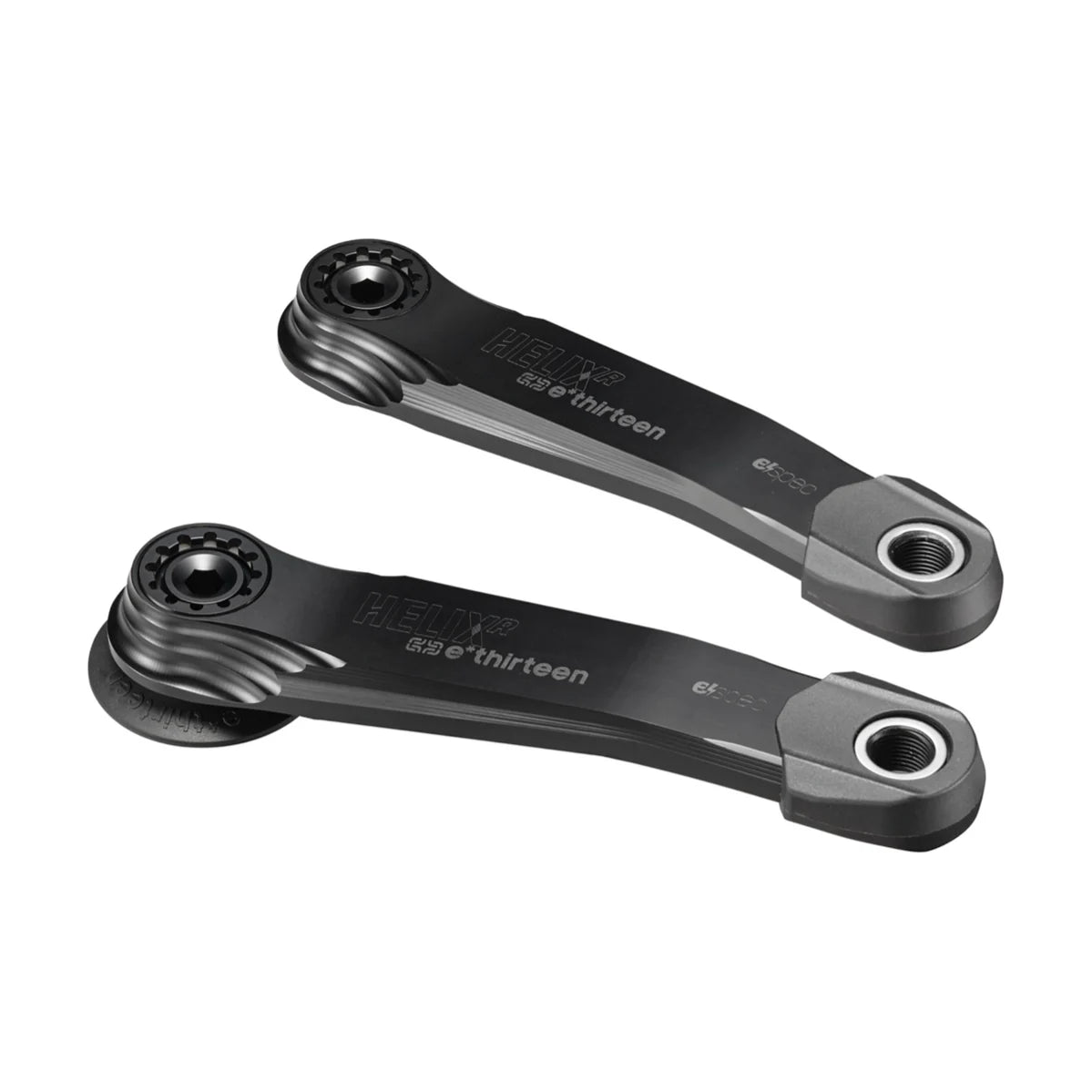 Manivelles VAE E.THIRTEEN E-SPEC HELIX RACE ALLOY pour Bosch CX Gen4/5 / Brose S Mag Offset 26mm Noir