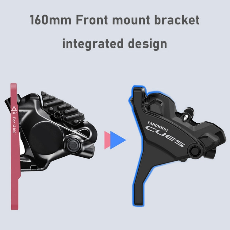 Levier Gauche et Étrier Avant SHIMANO CUES U6030 Mono Flatmount Sans Disque