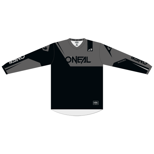 Maillot O'NEAL ELEMENT RACEWEAR Junior Manches Longues Noir/Gris