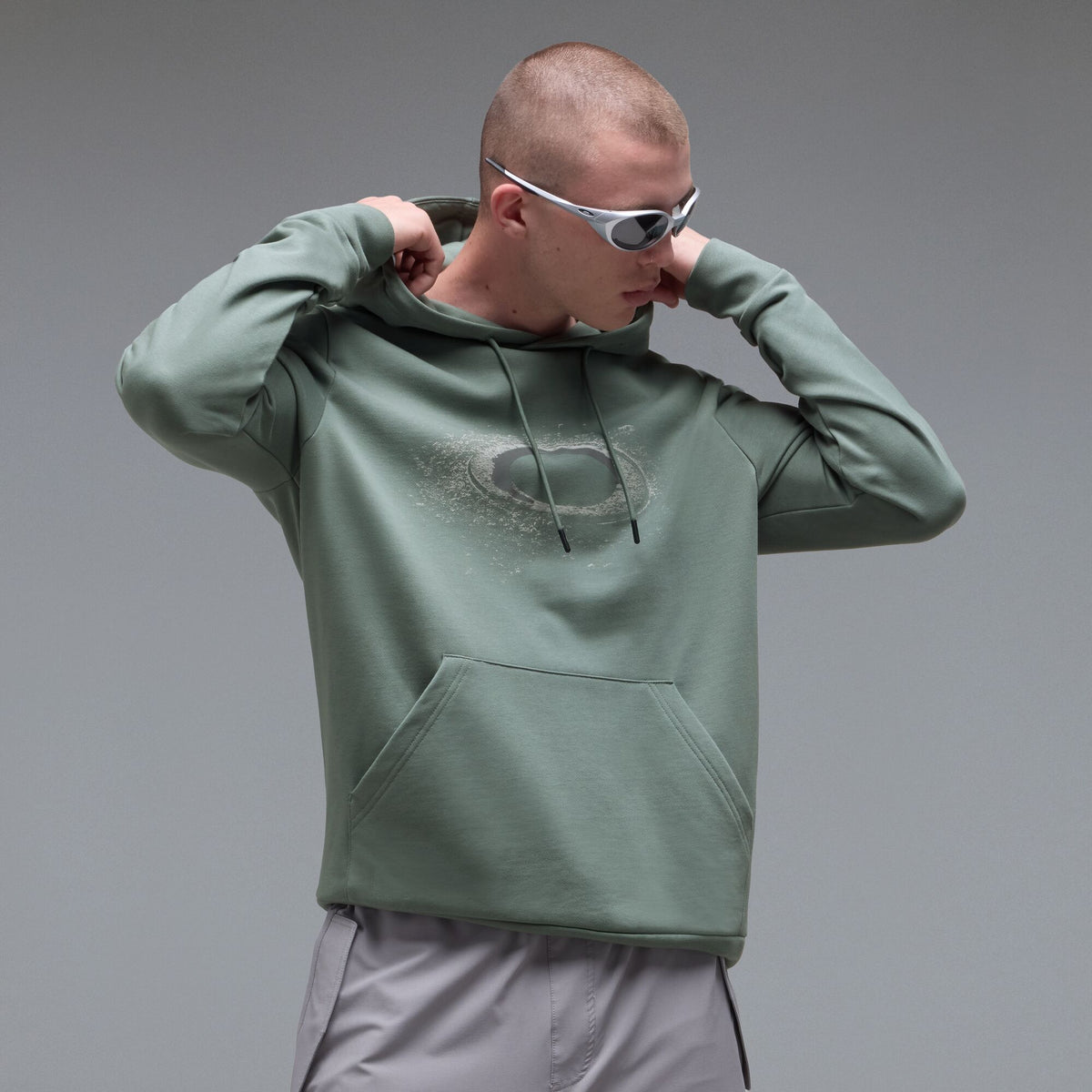 Sweat à Capuche OAKLEY LUNAR ELLIPSE Vert