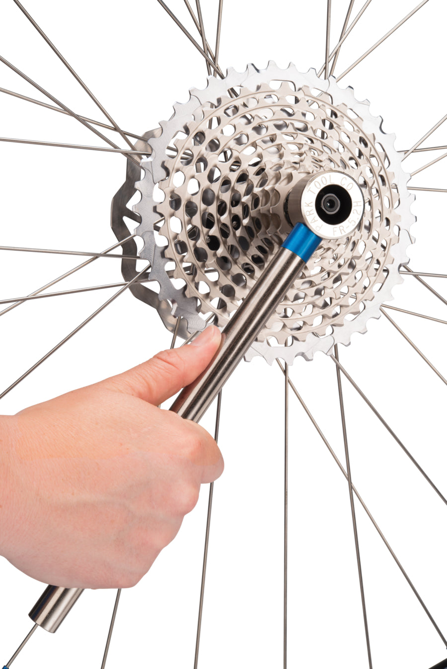 Park Tool FR-5.2H serrant une cassette SRAM XD