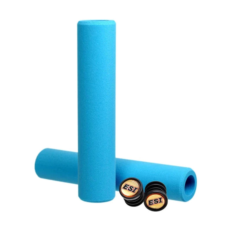 Grips ESI RACER'S EDGE 130 mm Bleu Ciel