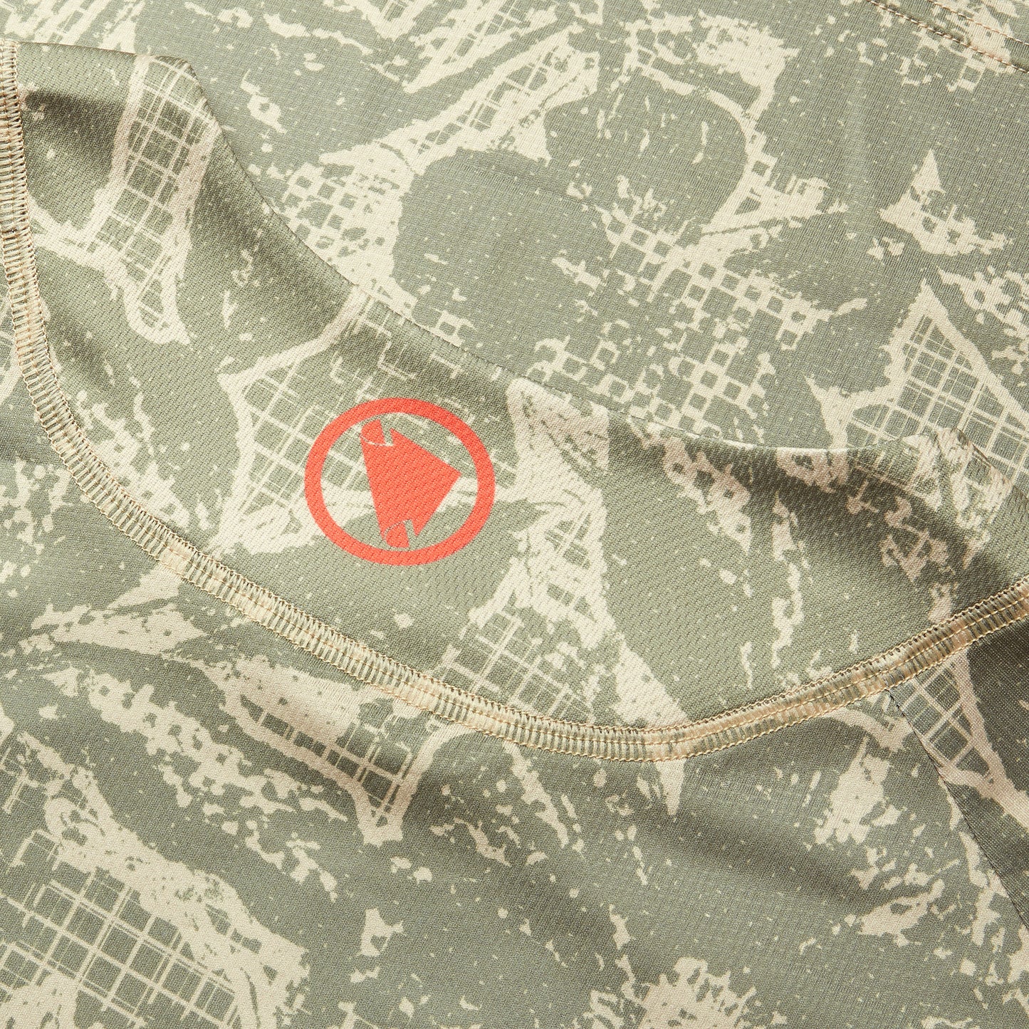 Maillot ENDURA LTD PRINTED Manches Longues Camo Kaki