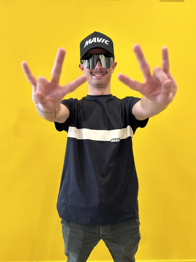 T-Shirt MAVIC CORPORATE STRIPE Noir
