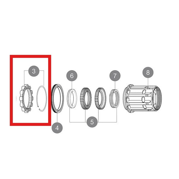 Kit Ratchet MAVIC pour Système ID360 ≥ 2017