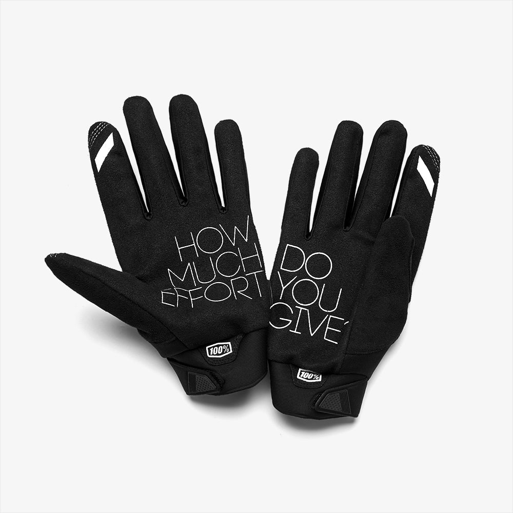 Gants 100% BRISKER Junior Jaune/Noir