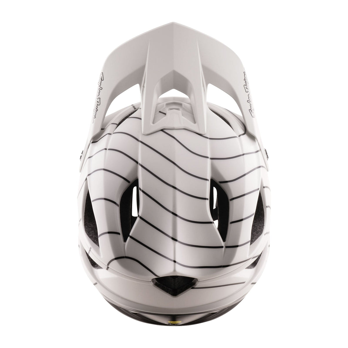 Casque VTT TROY LEE DESIGNS STAGE STUNT AIRWAVES PUMICE MIPS Blanc/Noir — vue complémentaire 6