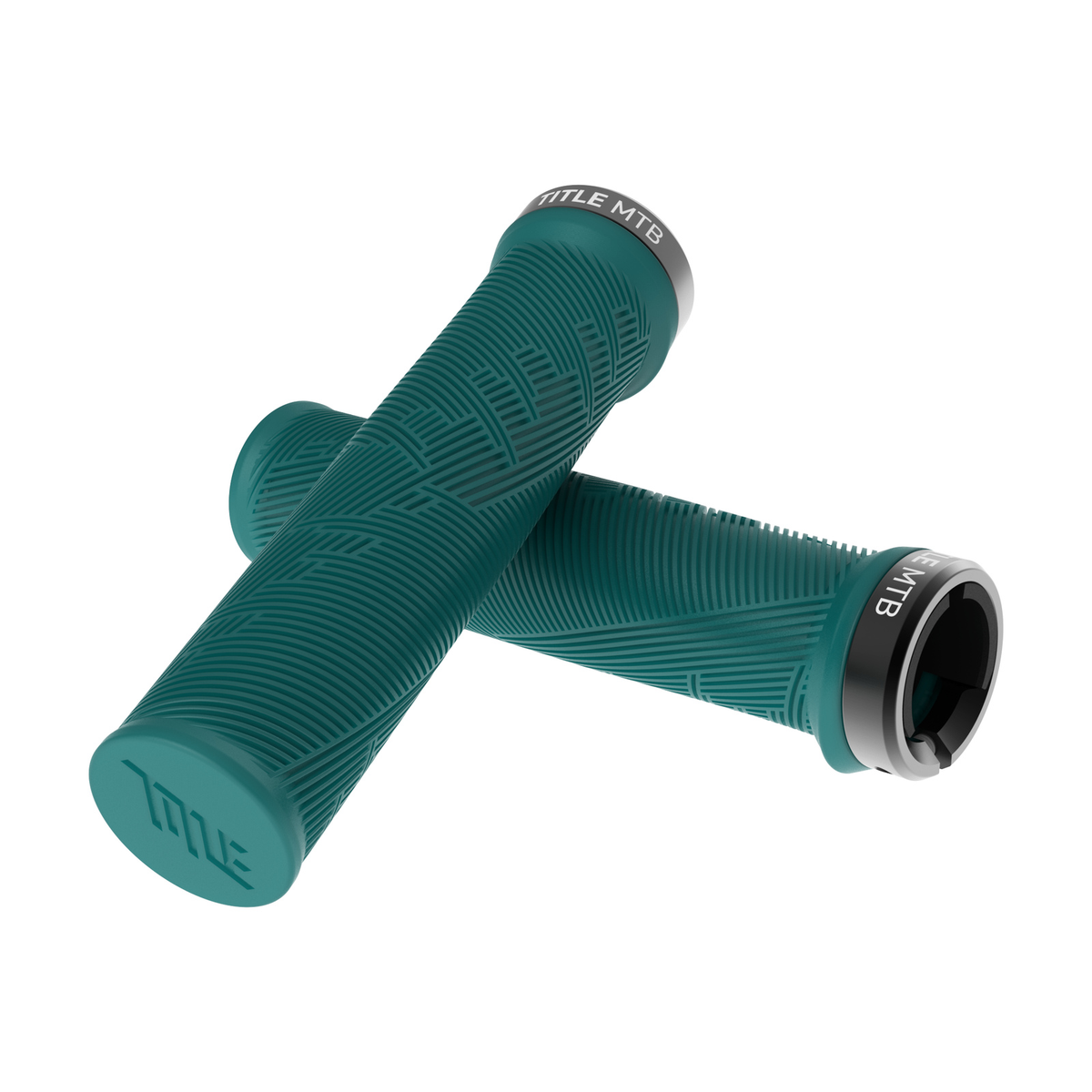 Grips Title MTB FORM Lock-On Turquoise - vue détaillée