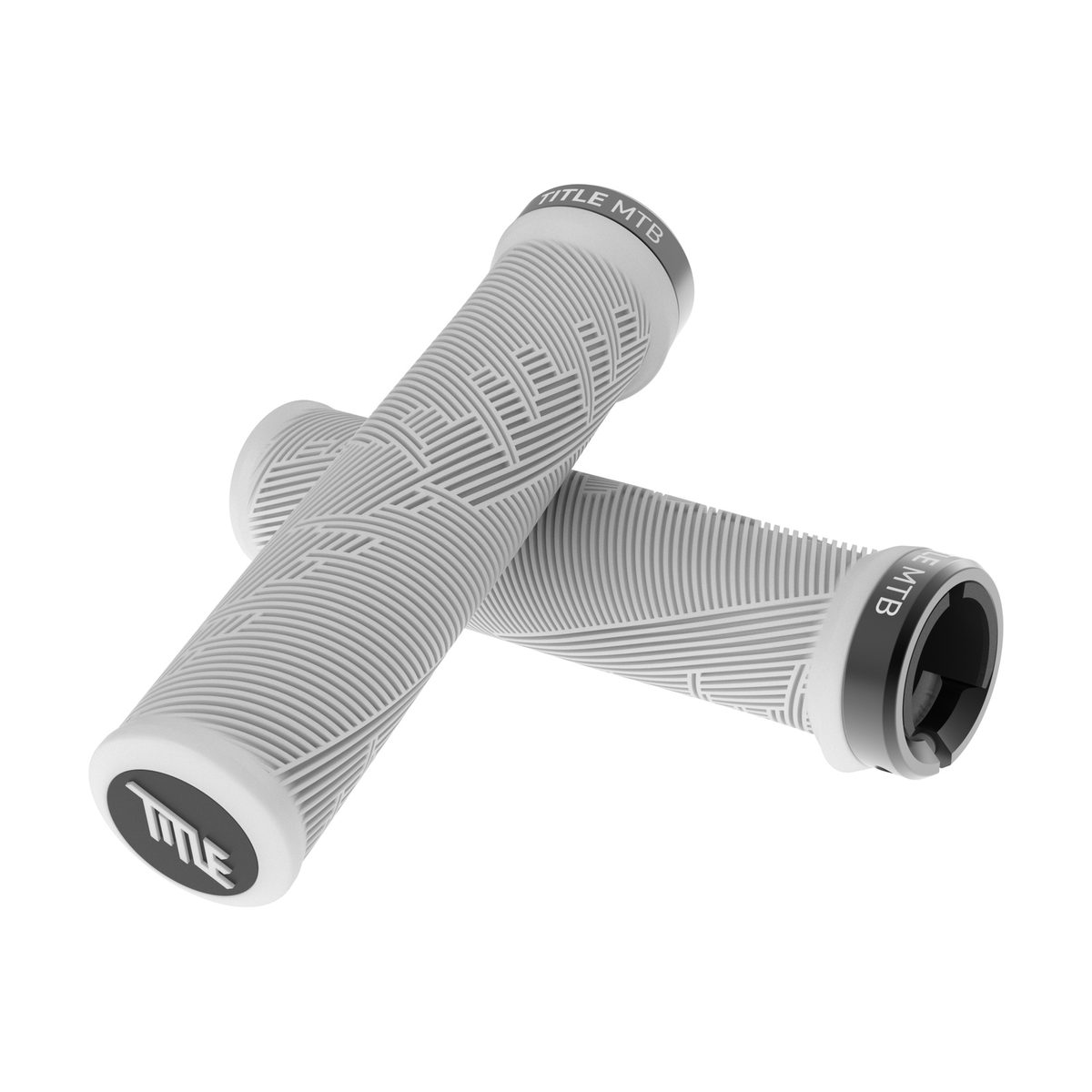 Grips Title MTB FORM Lock-On Blanc - vue détaillée