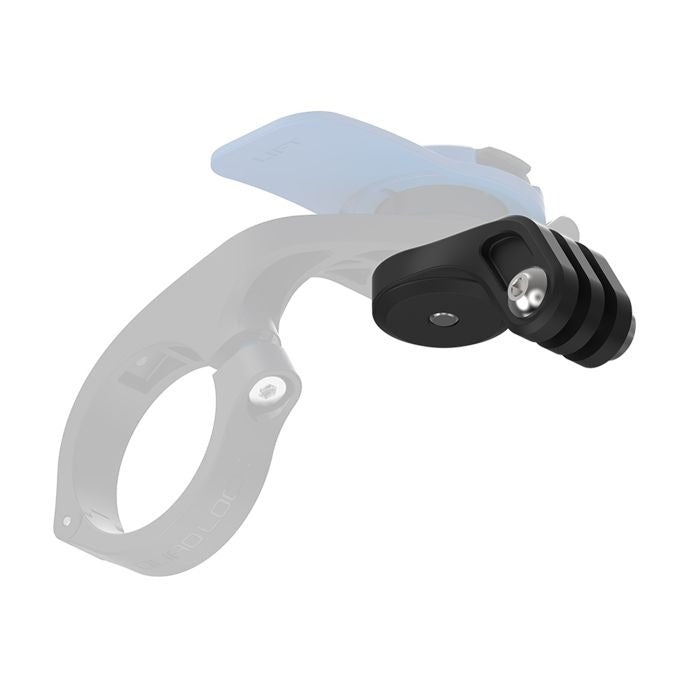 Adaptateur Caméra & Éclairage QUADLOCK — adaptateur présenté sur un support, support vendu séparément