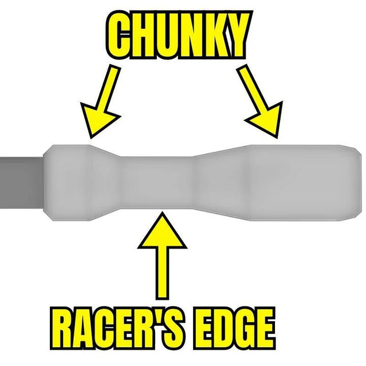 Grips ESI FIT CR (CHUNKY/RACER'S EDGE COMBO) 130 mm Rouge