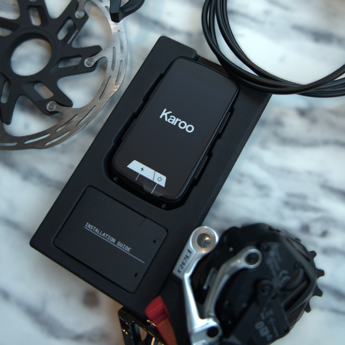 Compteur GPS HAMMERHEAD KAROO 3 — présentation du GPS et de son emballage