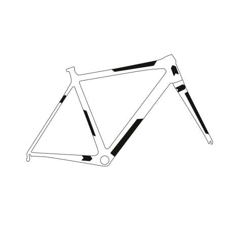 Protection Adhésive pour Cadre ALL MOUNTAIN STYLE EXTRA Gravel/Route Sterrato Noir