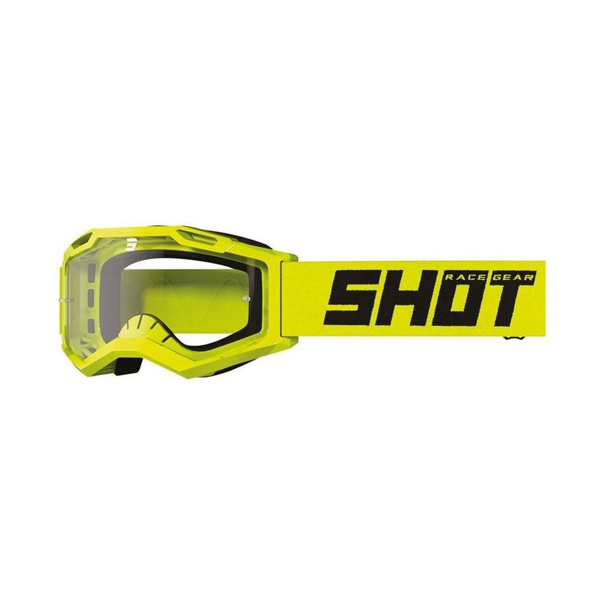 Masque Shot Rocket Kid 2.0 Solid Neon Yellow Glossy