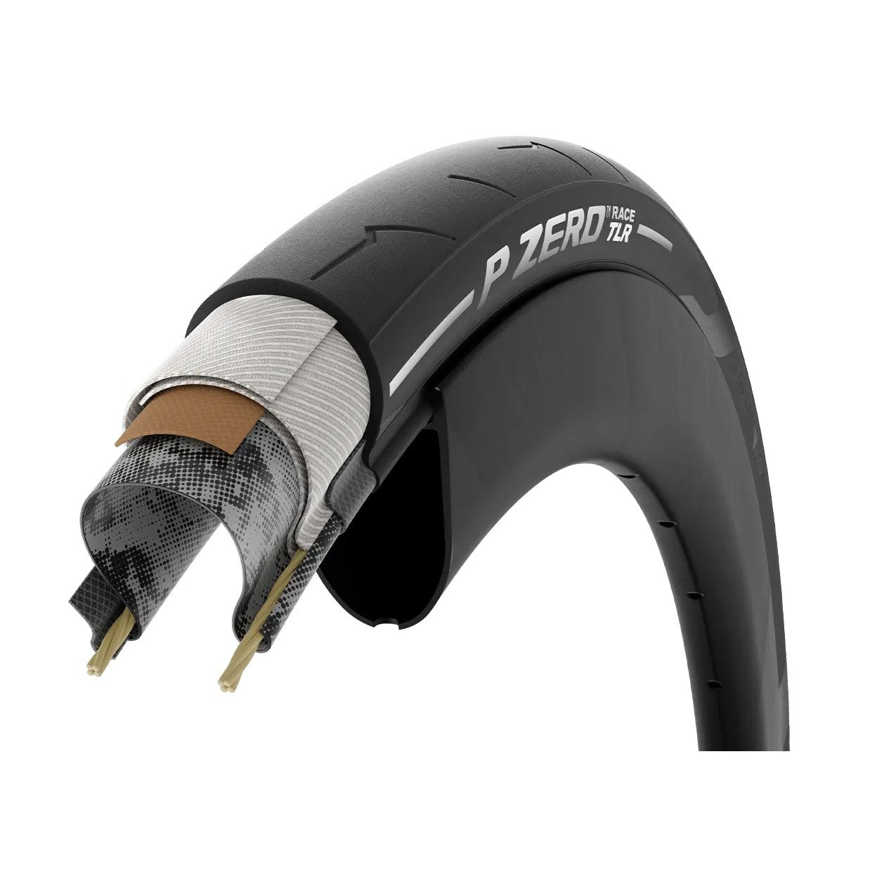Pneu PIRELLI P ZERO RACE TLR 700c Tubeless Ready Jaune