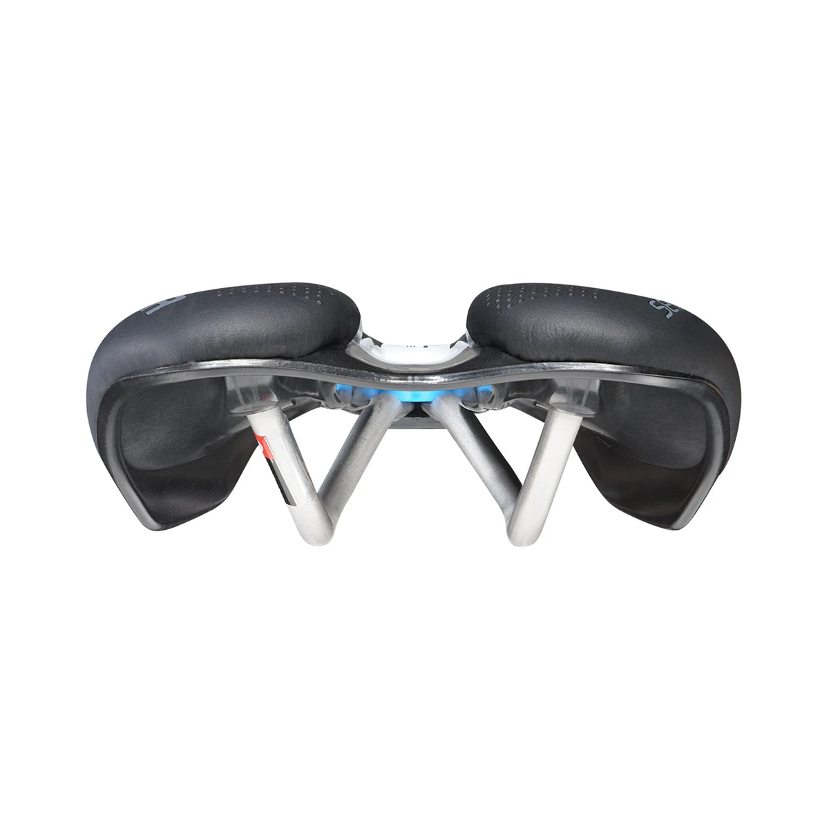 Selle SELLE ITALIA SLR BOOST ENDURANCE SUPERFLOW S Rails Ti316 Noir — vue arrière
