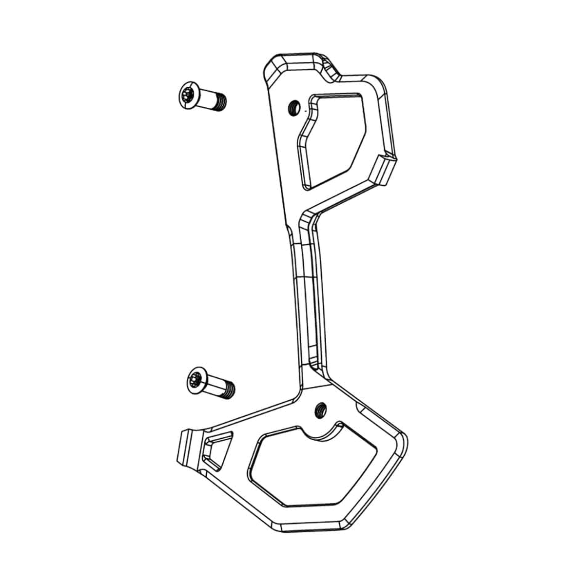 Chape Interne de Dérailleur Arrière 12V SRAM XX-SL/XX/X0 T-TYPE EAGLE AXS — illustration d'origine cadrée sur fond blanc