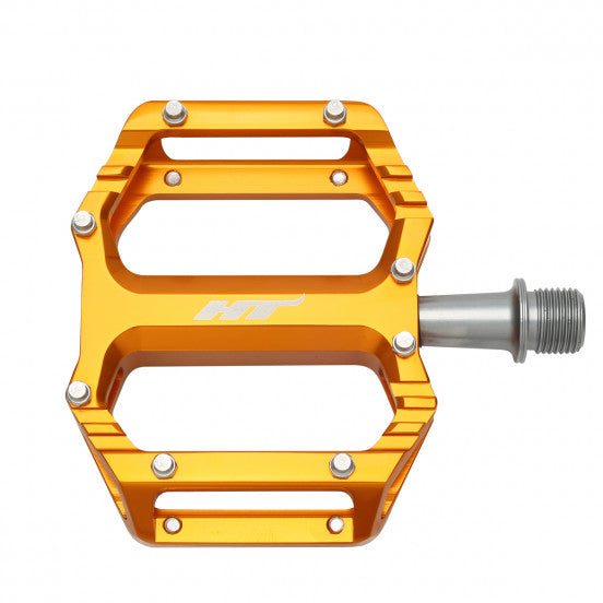 Pédales Plates HT COMPONENTS AR09 Orange