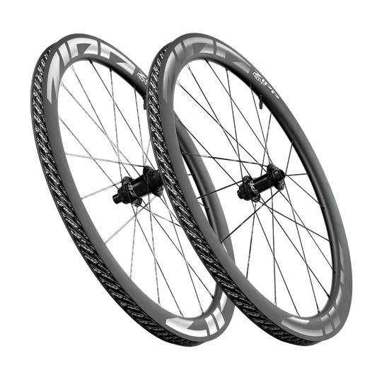 Paire de Roues ZIPP 404 S A1 Tubeless Ready (Center Lock) Noir/Gris