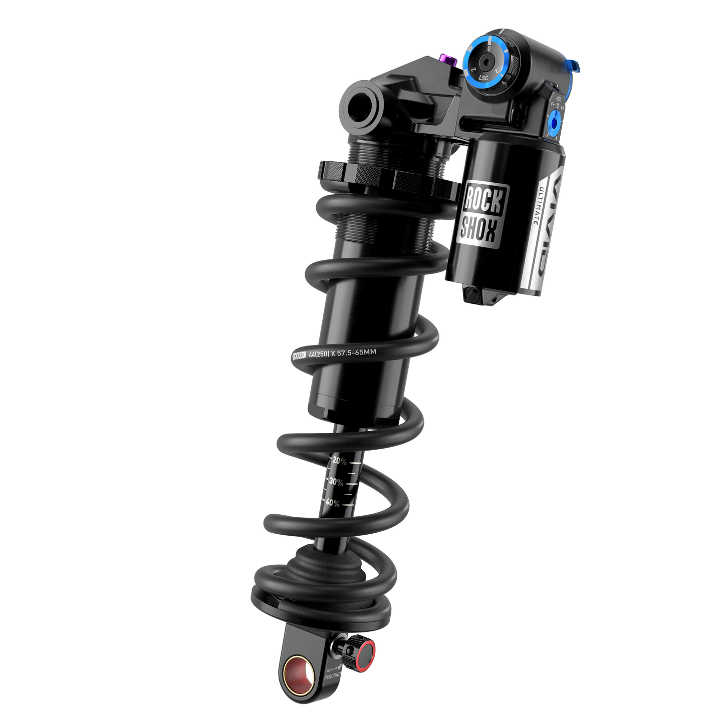 Amortisseur ROCKSHOX VIVID COIL ULTIMATE RC2T D1 Trunnion pour Trek Fuel EXe 2023+