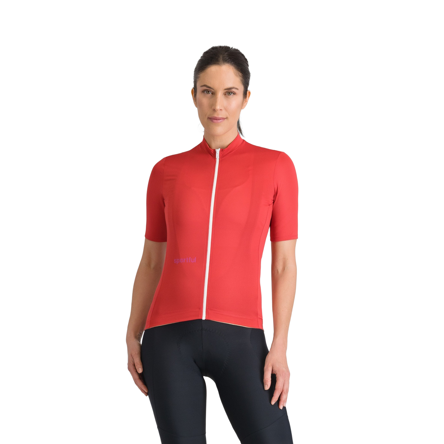 Maillot SPORTFUL CLASSIC Manches Courtes Femme Rouge