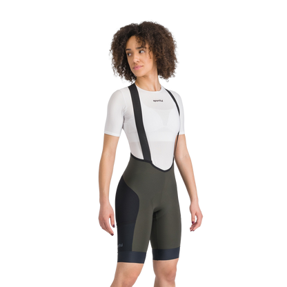 Cuissard Court à Bretelles SPORTFUL SUPERGIARA 2 Femme Kaki/Noir