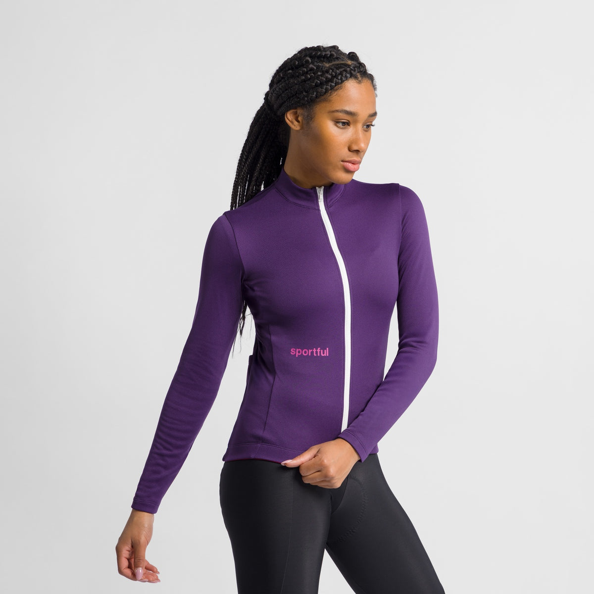 Maillot SPORTFUL CLASSIC Femme Manches Longues Violet