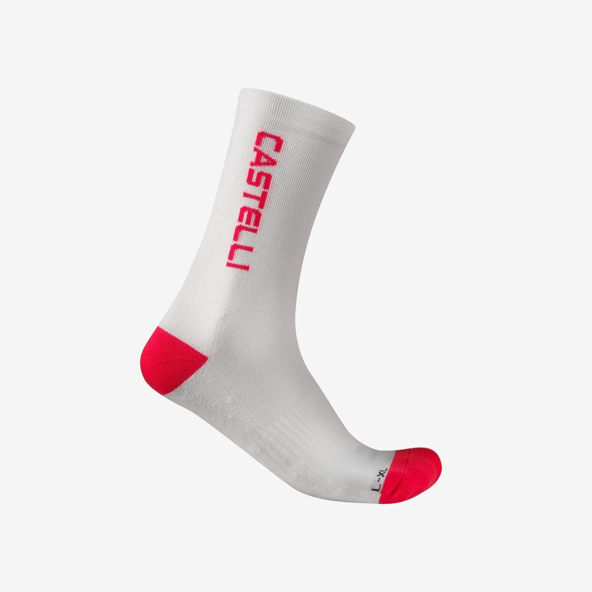 Chaussettes CASTELLI SWEETSPOT 20 THERMAL Ivoire/Rouge