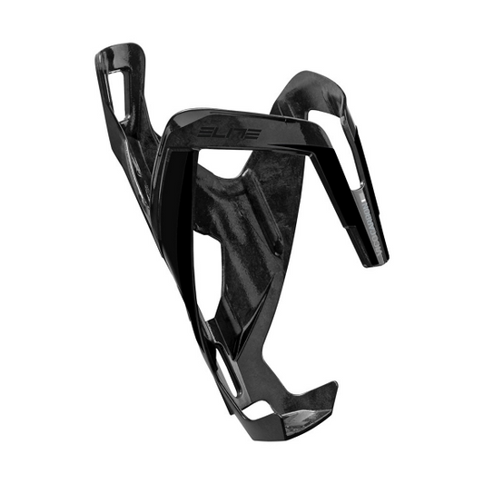 Porte-Bidon Carbone ELITE VICO Noir Brillant Logo Noir