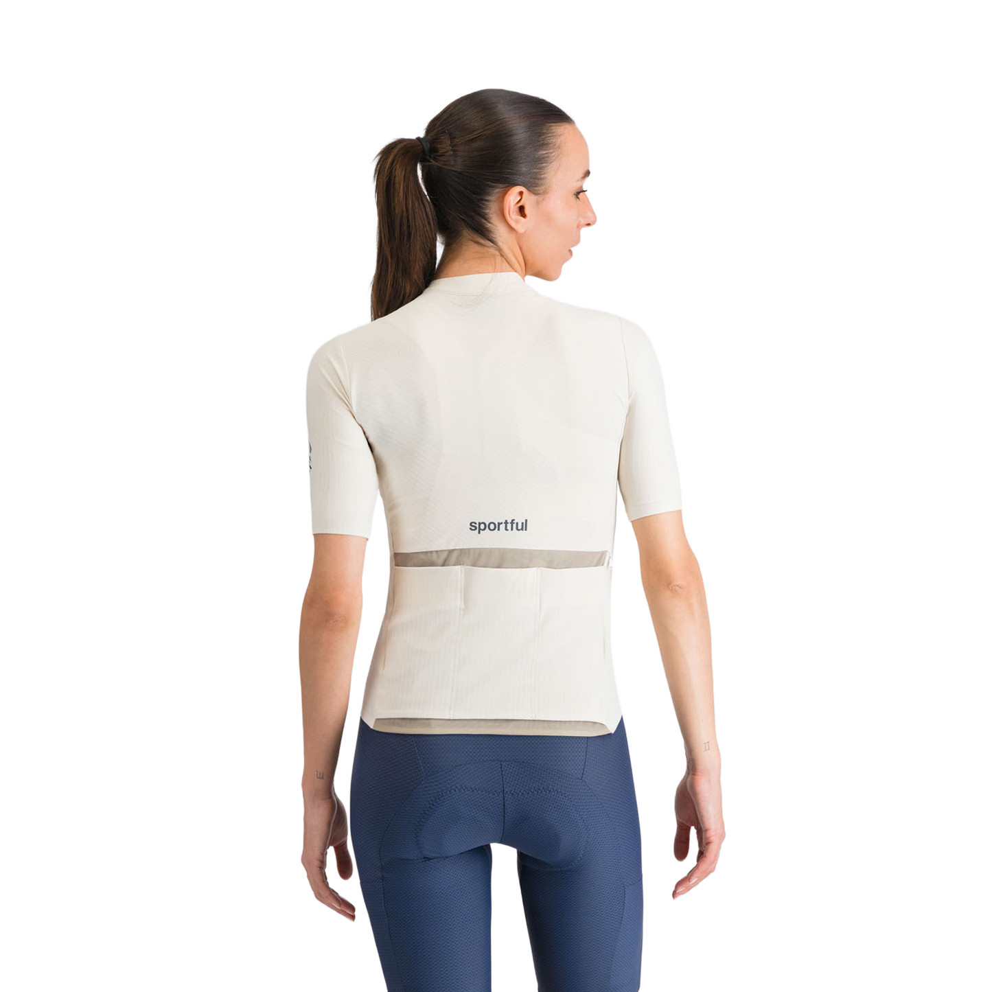Maillot SPORTFUL HYPEREPIC Manches Courtes Femme Crème
