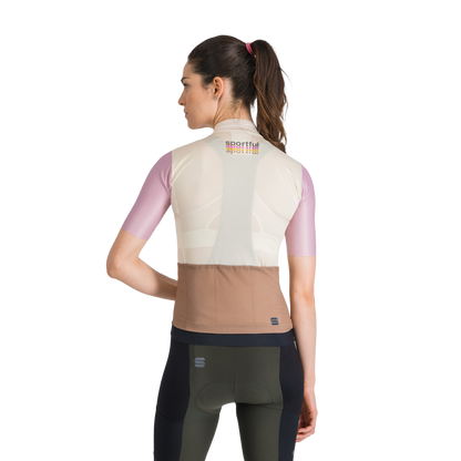 Maillot SPORTFUL SUPERGIARA 2 LOGO Manches Courtes Femme Crème