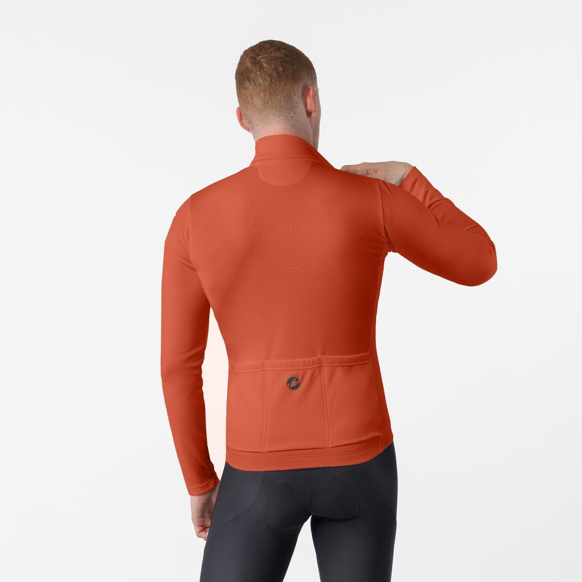 Maillot CASTELLI COMPETIZIONE THERMAL Manches Longues Paprika