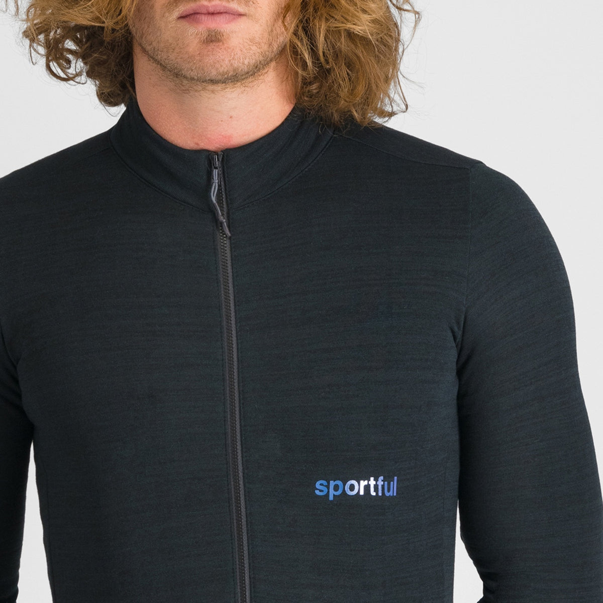Maillot SPORTFUL SUPERGIARA WOOL Manches Longues Noir