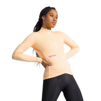 Maillot SPORTFUL CLASSIC Femme Manches Longues Jaune