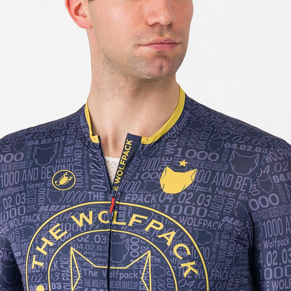 Maillot CASTELLI WOLFPACK 1000 VICTORY Manches Courtes Marine