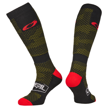 Chaussettes O'NEAL PRO MX COVERT Noir/Vert