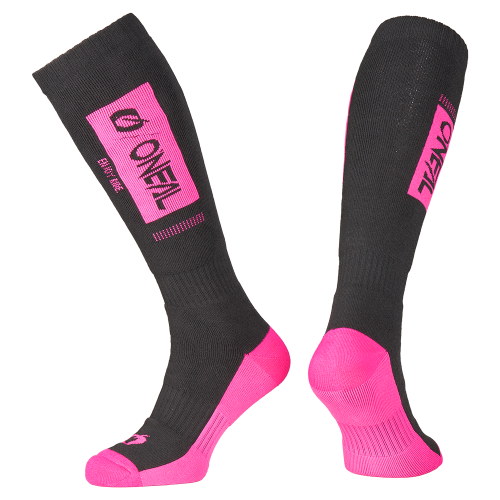 Chaussettes O'NEAL PRO MX RW Noir/Rose