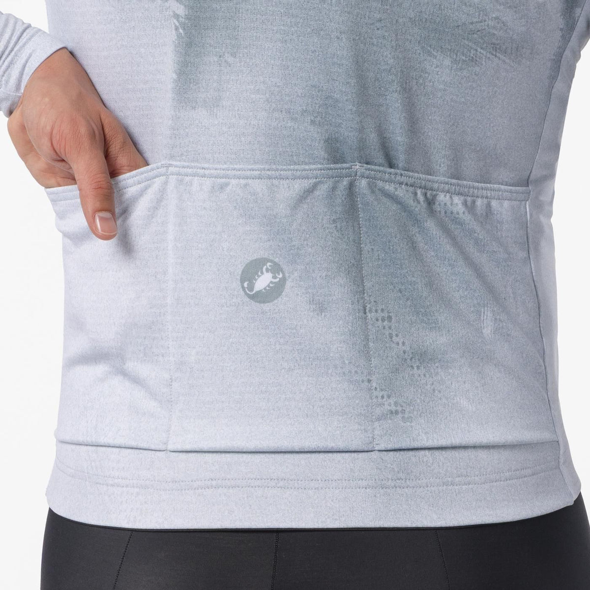 Maillot CASTELLI NEBULA THERMAL Manches Longues Gris
