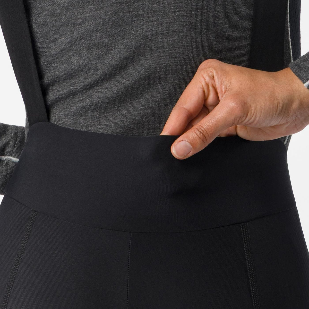 Cuissard Long à Bretelles CASTELLI COMPETIZIONE DT Femme Noir
